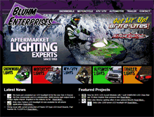 Tablet Screenshot of bluhmenterprises.com